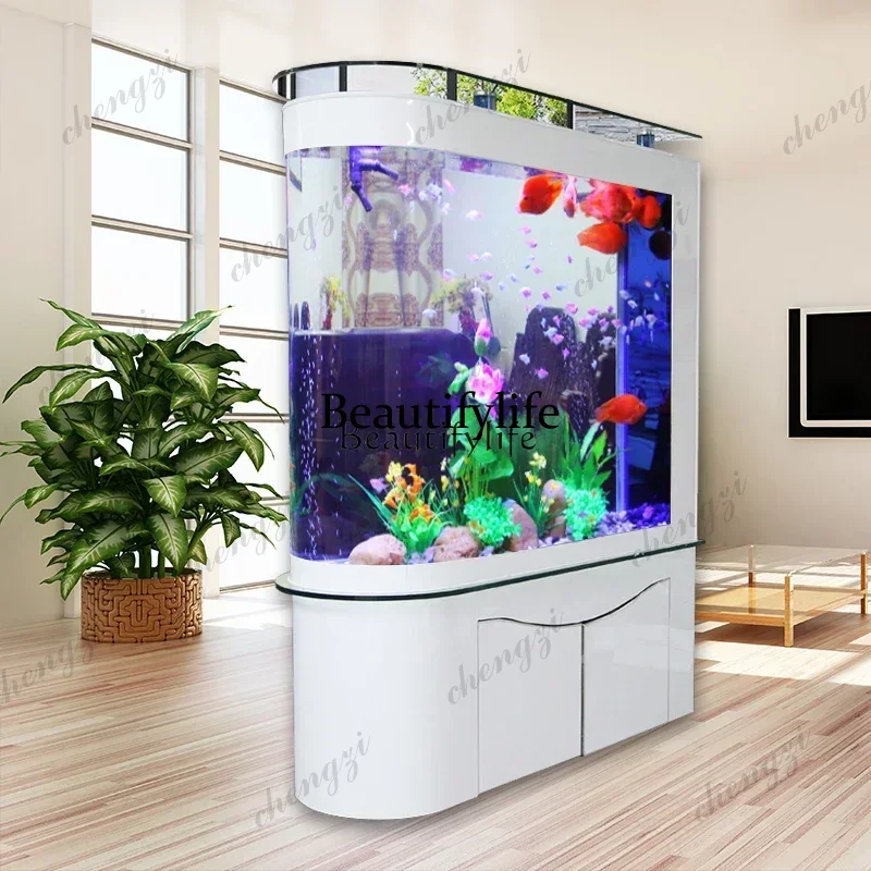 Aquarium Xl - S173 New Fish Tank High Cabinet