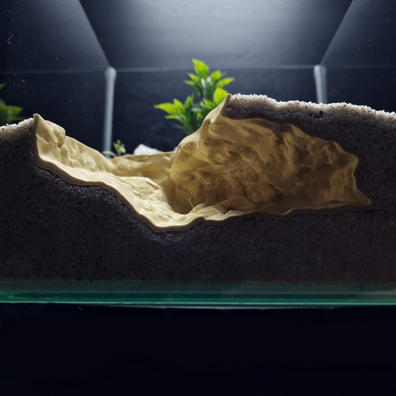 Aquarium Fish Cave - 3D Printed High Sim Natural Rock