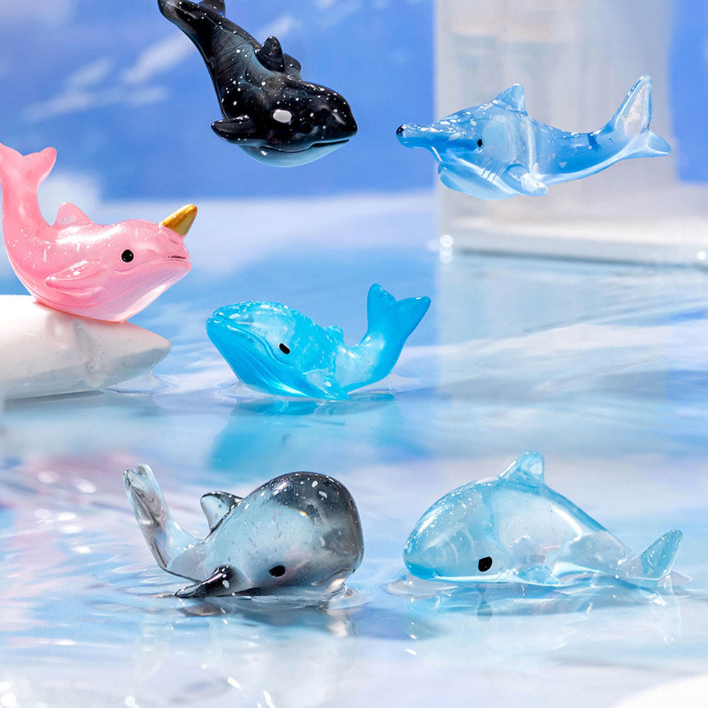 Aquarium Fish Shark - Resin Ocean Animal Aquarium Decor Set
