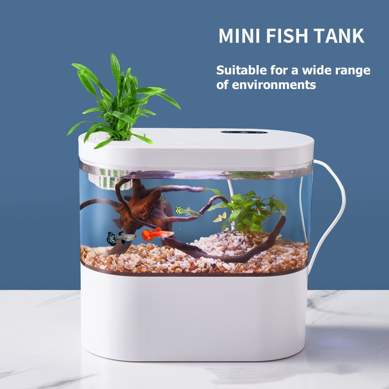 Aquarium Xl - Mini Desktop Aquarium Fish Tank with