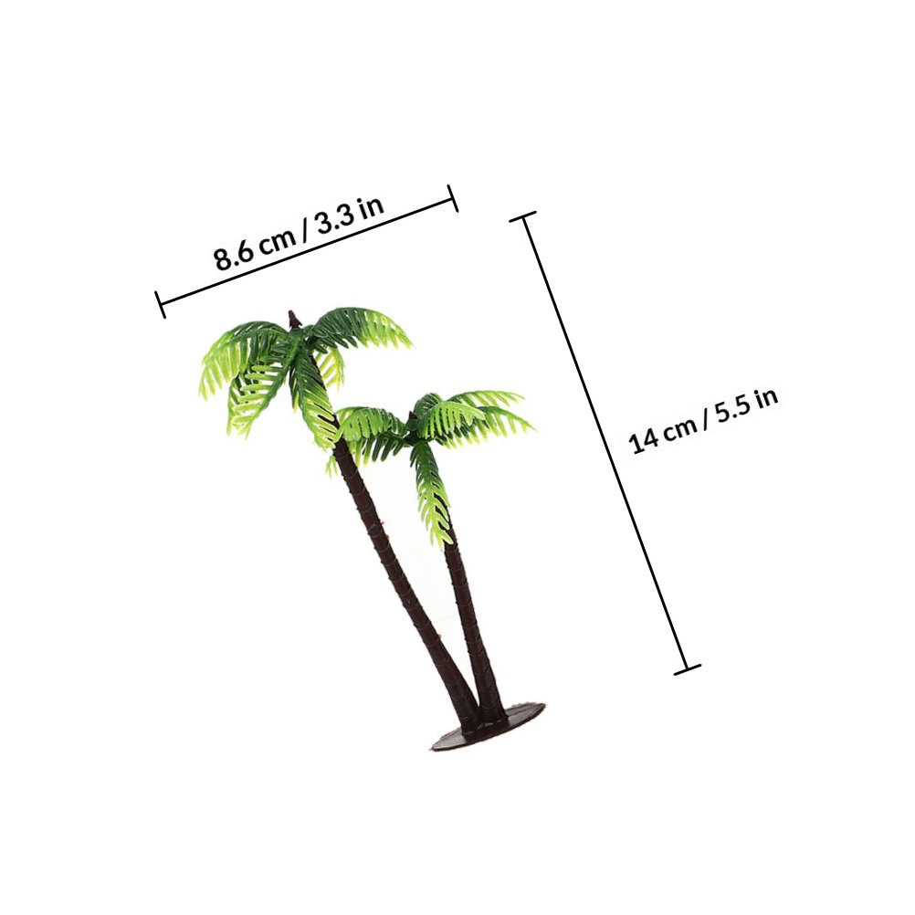 10Pcs Realistic Coconut Tree A - Aquarium Fish Hiding Spot review and price