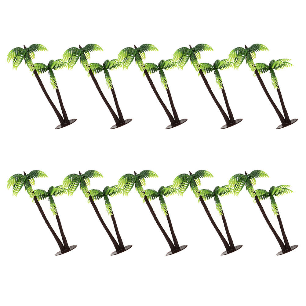 10Pcs Realistic Coconut Tree A - Aquarium Fish Hiding Spot review and price
