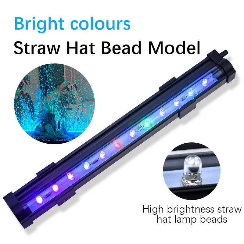 New Fish Tank LED Bubble Light - Aquarium Fish Colour review and price
