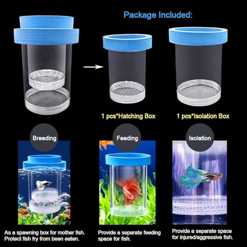 Floating Fish Breeding Isolati - Aquarium Fish Accessories review and price