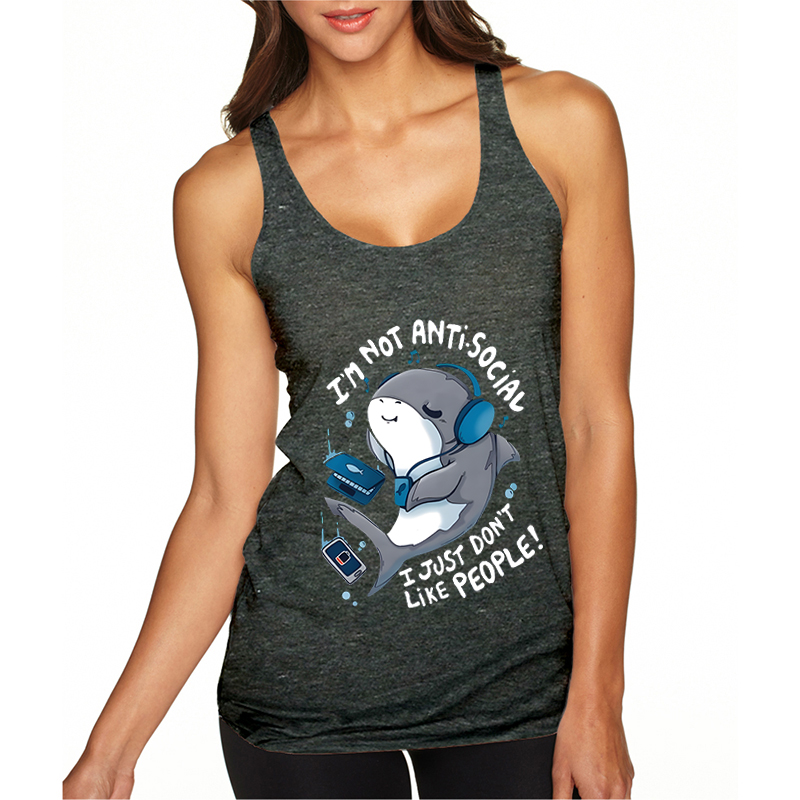 I'm Not Antisocial Shark Women - Aquarium Fish Shark review and price