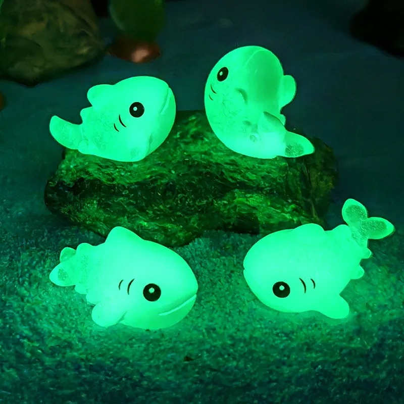 4pcs Luminous Shark Ornament S - Aquarium Fish Shark review and price