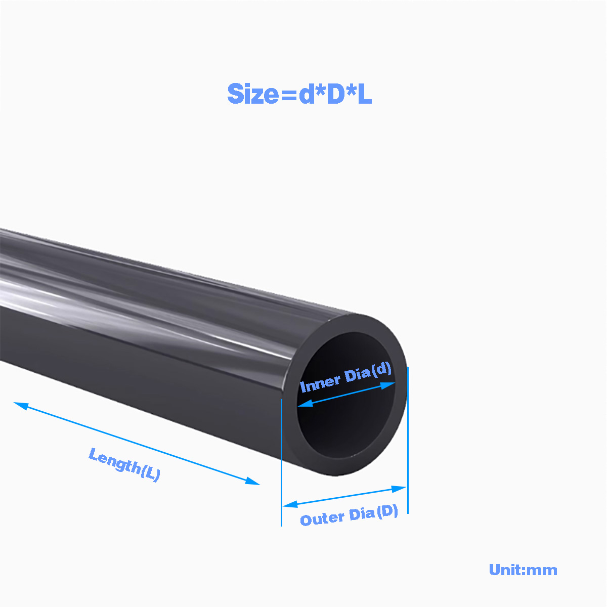 Black PVC Plastic Pipe Hollow  - Aquarium Fish Accessories review and price
