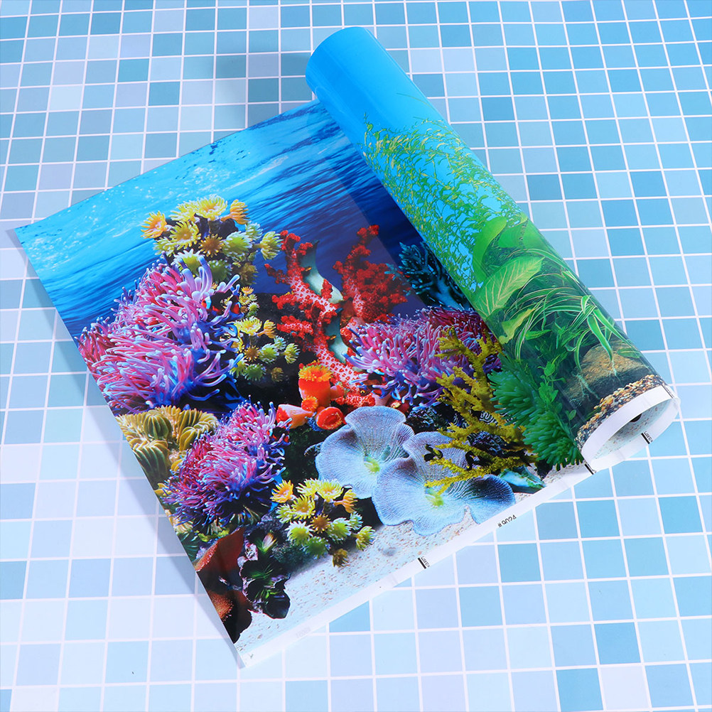 Fish Tank Background Paper Thi - Aquarium Fish Poster review and price