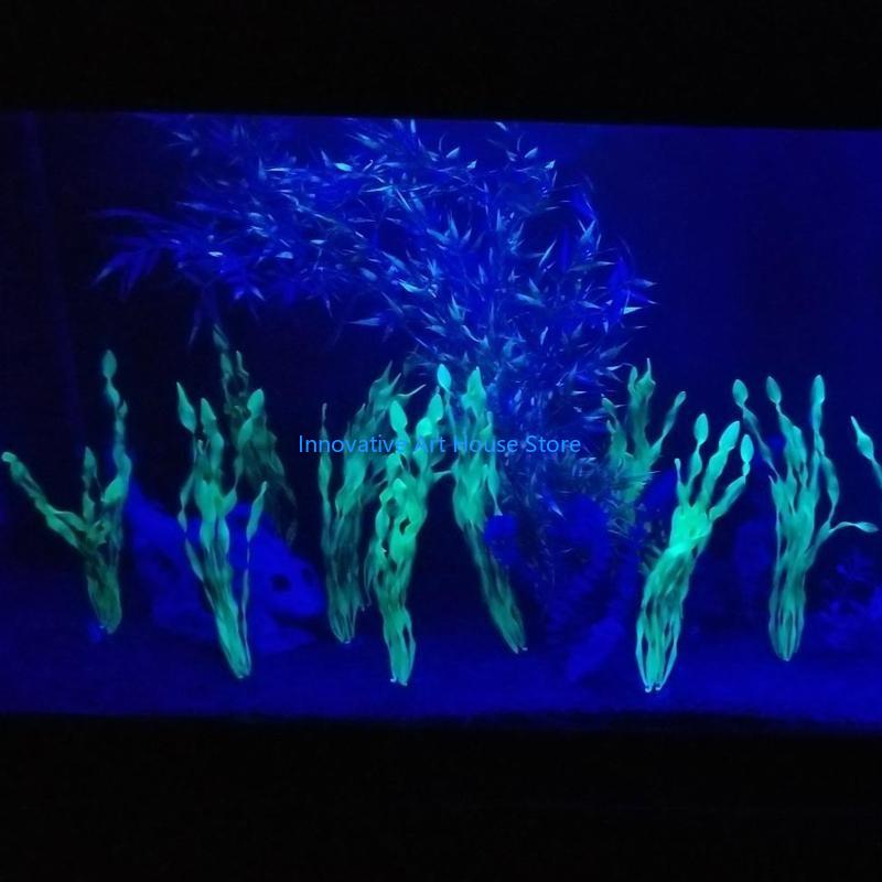 E1PC 10x Artificial Green Aqua - Aquarium Fish Hiding Spot review and price