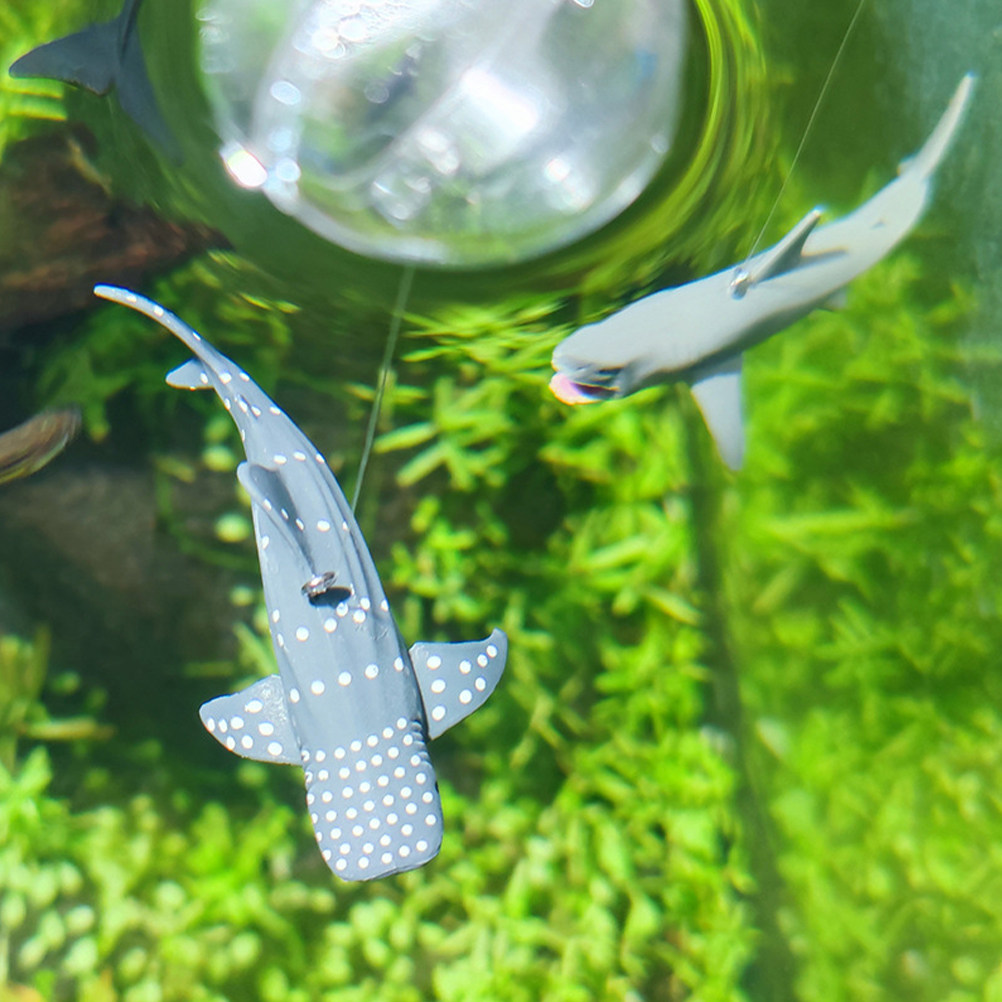 3Pcs Lifelike Floating Shark A - Aquarium Fish Shark review and price