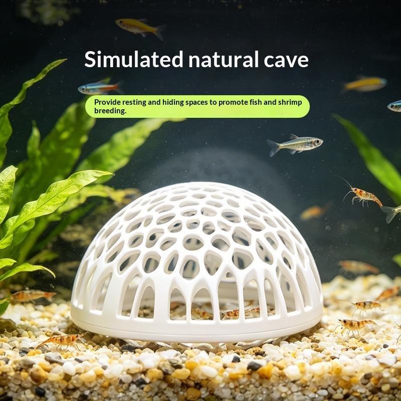Aquarium shrimp house Cave Min - Aquarium Fish Hiding Spot review and price