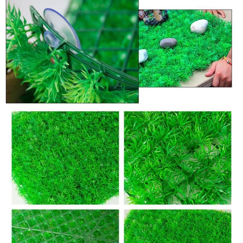 Artificial Grass Lawn Aquarium - Aquarium Fish Cave review and price