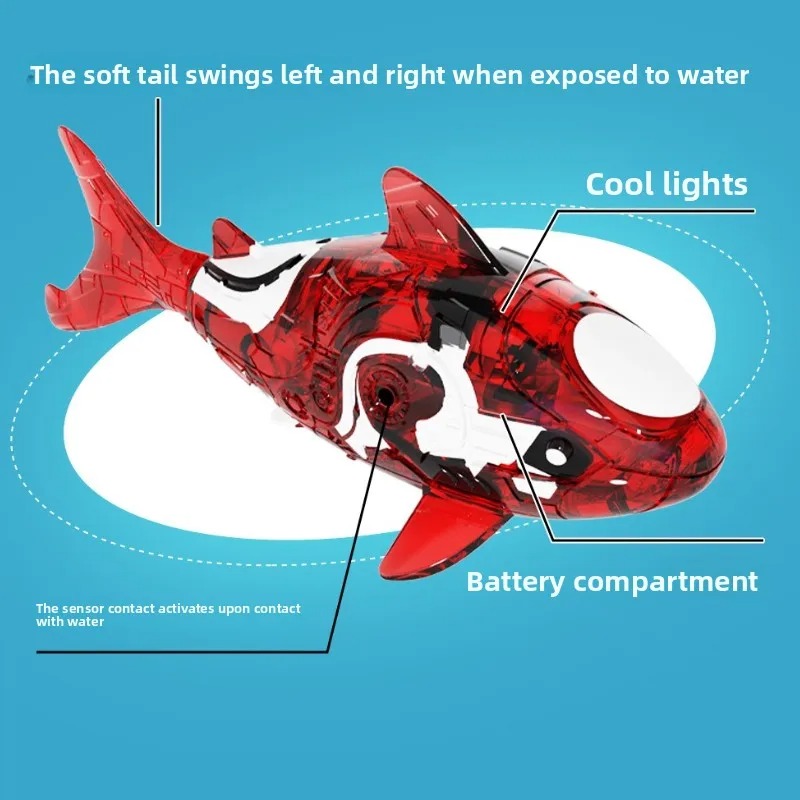 Electric Pet Shark Toy, Sensor - Aquarium Fish Shark review and price